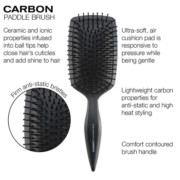 Carbon Paddle Brush