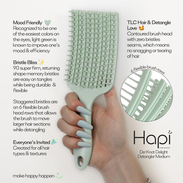 Hapi De-Knot Delight Detangler Medium