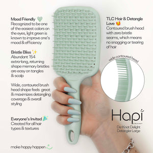 Hapi De-Knot Delight Detangler Large