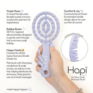 Hapi So Clean Scalp Shampoo Brush