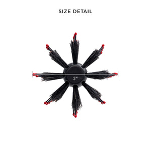 Static Free RPM 8 Row Deluxe Boar Brush