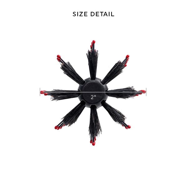 Static Free RPM 8 Row Deluxe Boar Brush