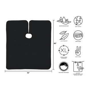 Static Free Haircutting Cape