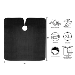 Forte Haircutting Cape Black