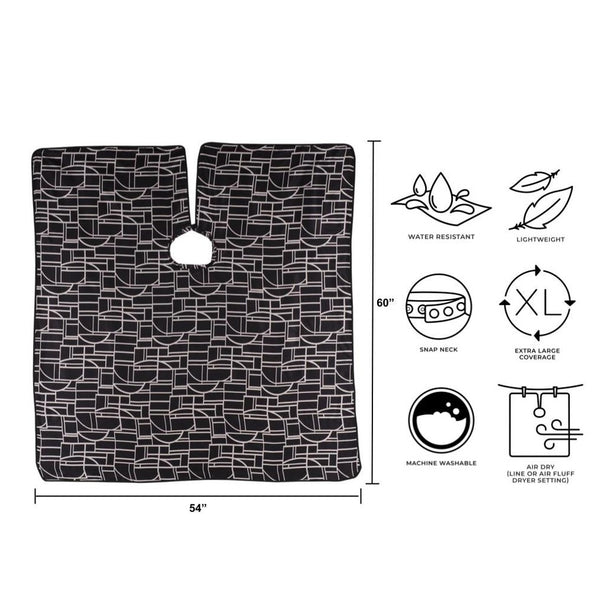 Art Deco Haircutting Cape