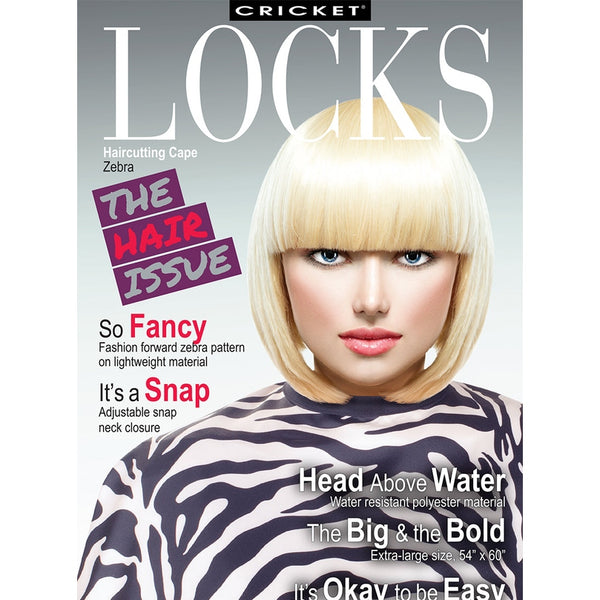 Zebra Haircutting Cape