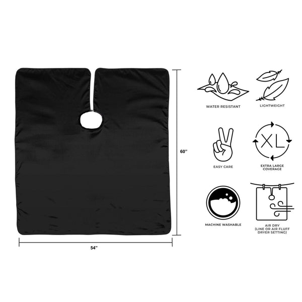 Lock Series Noir Haircutting Cape