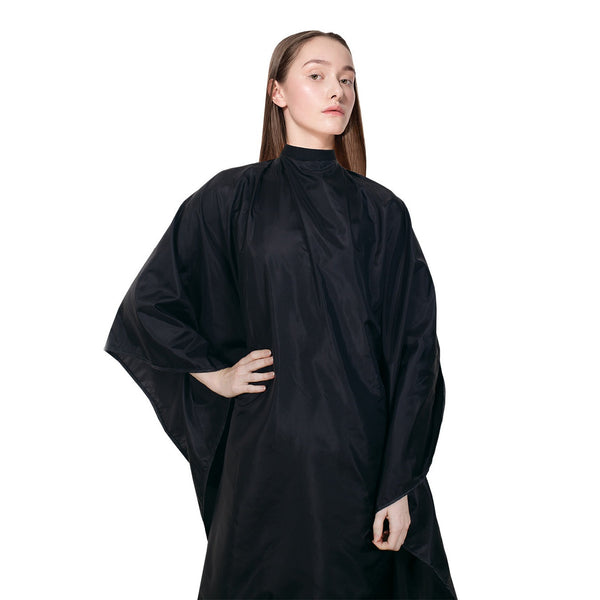 NeoSupreme Comfort Collar Static Free Haircutting Cape Black