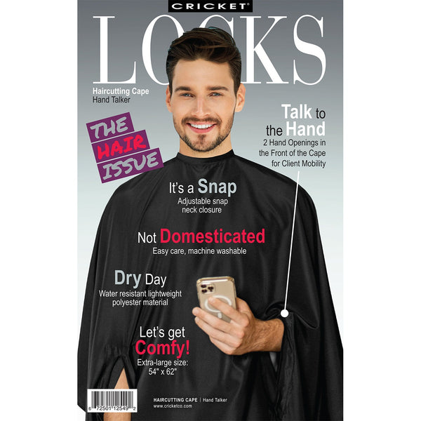 Hand Talker Haircutting Cape