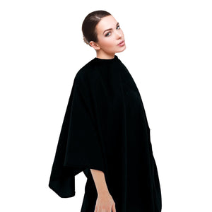 Uni Cloth Haircutting Cape Black