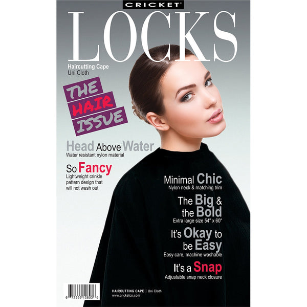 Uni Cloth Haircutting Cape Black