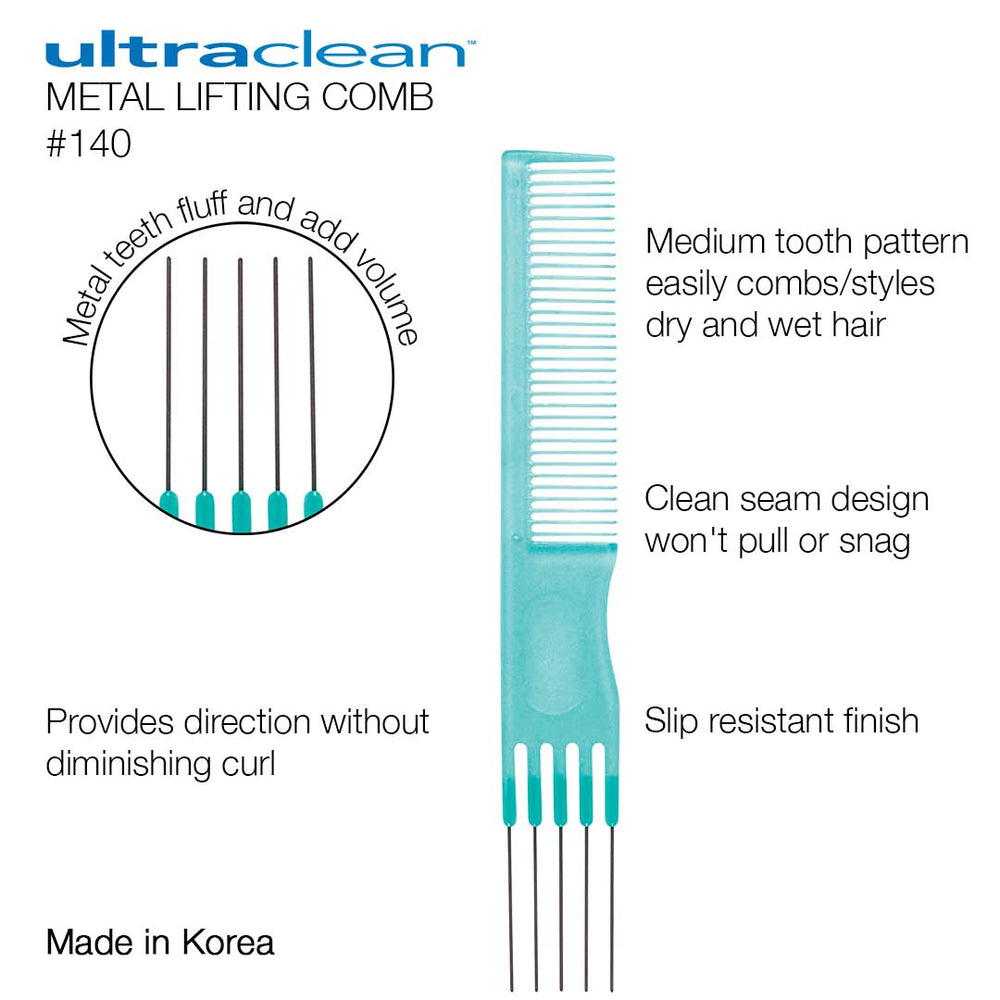 UltraClean Metal Lifting Combs #140
