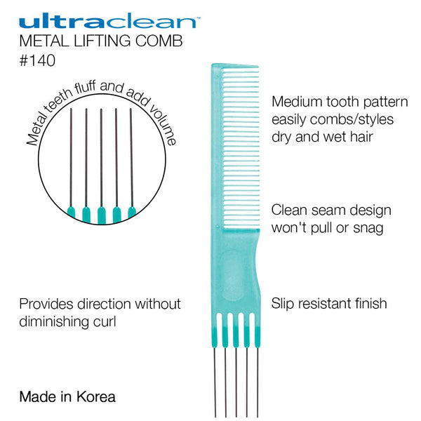 UltraClean Metal Lifting Combs #140
