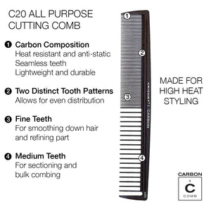 Carbon Comb C20 All Purpose Cutting Comb