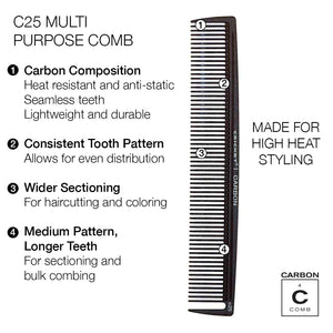 Carbon Comb Stylist 4-Pack
