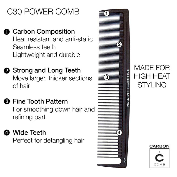 Carbon Comb C30 Power Comb