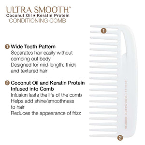 Ultra Smooth Coconut Conditioning Comb