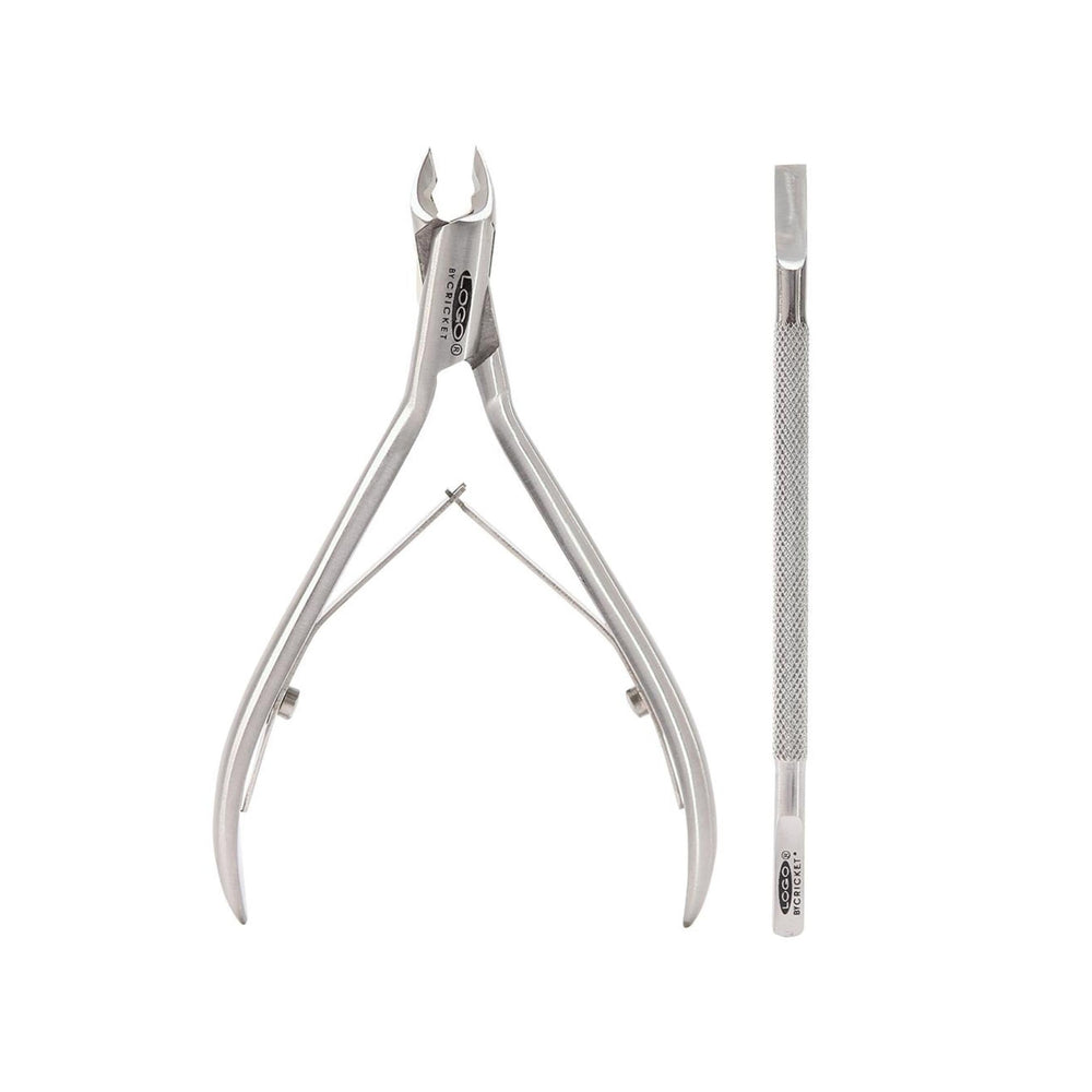 Logo 1/2 Jaw Professional Nipper & Cuticle Pusher Nail Care Set