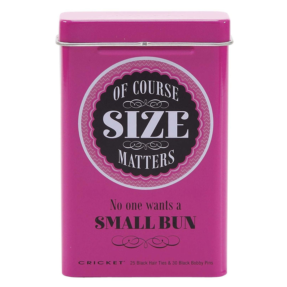 Size Matters Hair Ties & Bobby Pins Tin