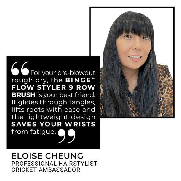 Binge Flow Styler 9 Row Brush