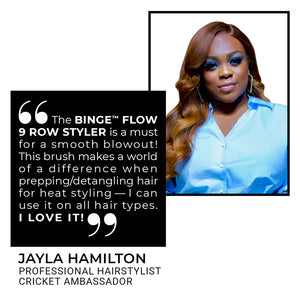 Binge Flow Styler 9 Row Brush