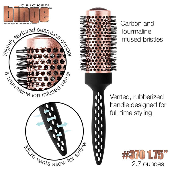 Binge  Copper Tension Thermal Brush #370 1.75"