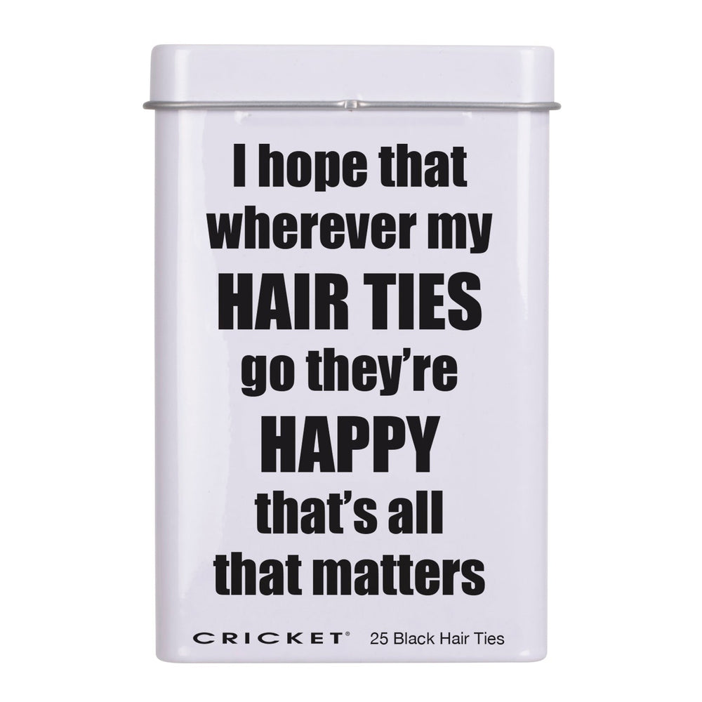 Happy Hair Ties Tin