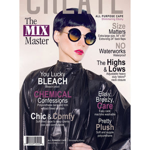 Shimmering  All Purpose Cape - Ebony