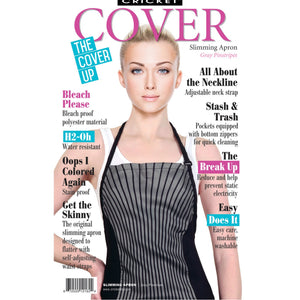 Slimming Apron Gray Pinstripes