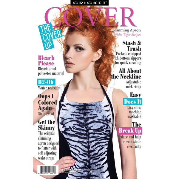 Slimming Apron White Tiger Stripes