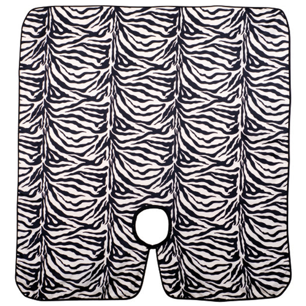 Zebra Haircutting Cape