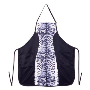 Slimming Apron White Tiger Stripes