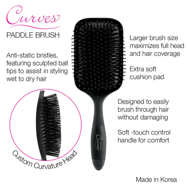 Curves Paddle Brush