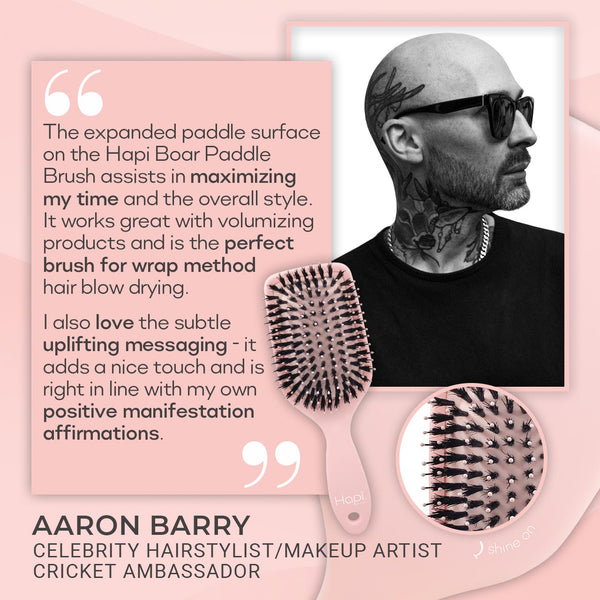 Hapi Anti-Static Joy & Shine Paddle Large Boar