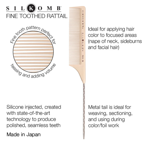 Silkomb Pro-50 Fine Toothed Rattail