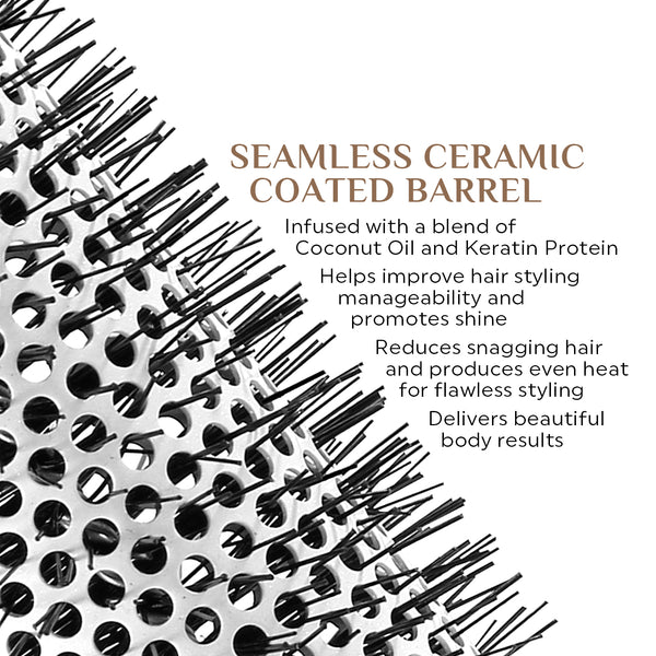 Ultra Smooth Coconut #400  2.5" Thermal Brush