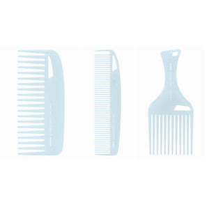 Ultra Smooth Kukui Combs 3-Piece Set