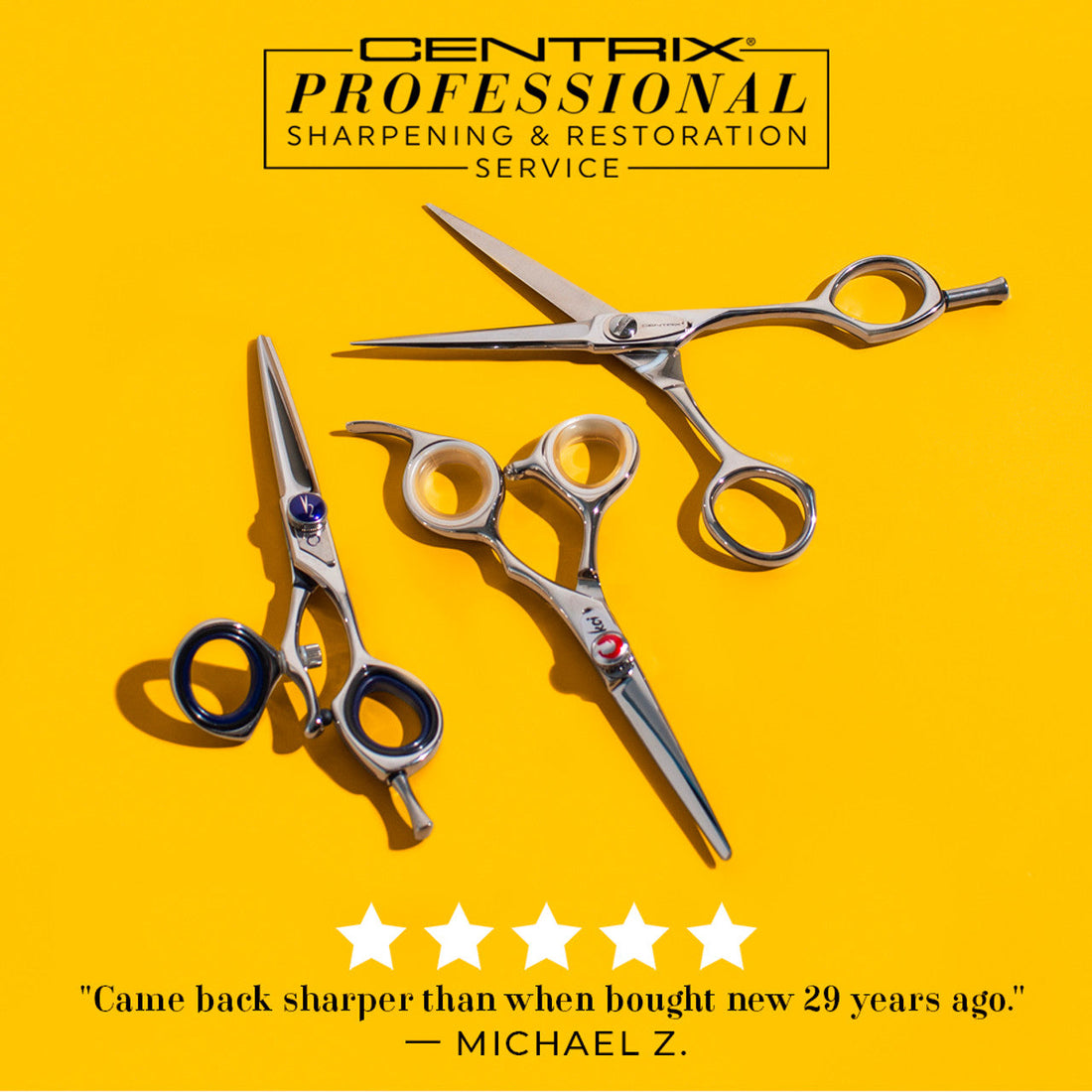 Centrix Shear Professional Sharpening & Restoration Service Frequently Asked Questions (F.A.Qs.)