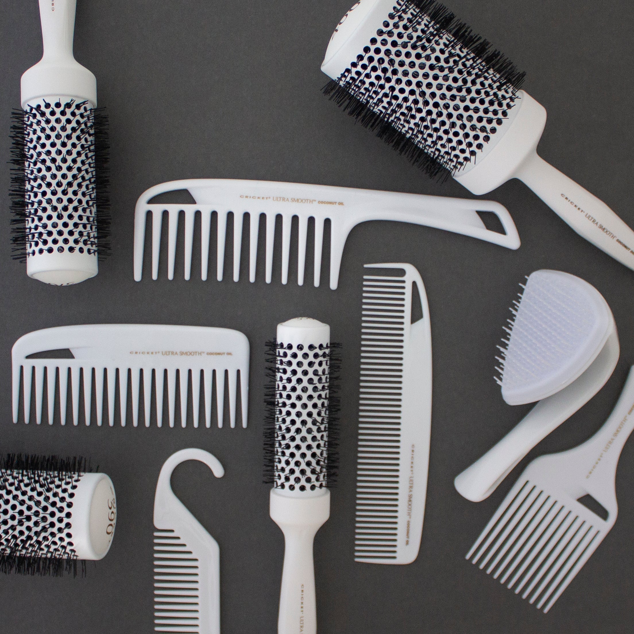 Cricket’s Ultra Smooth™ Coconut Hairstyling Combs & Brushes are the Ultimate Hair Tool Collection for Smooth, Healthy Hair