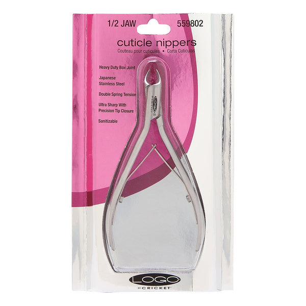 Logo 1/2 Jaw Professional Nipper & Cuticle Pusher Nail Care Set