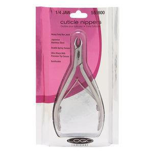 Logo 1/4 Jaw Professional Nipper & Cuticle Pusher Nail Care Set