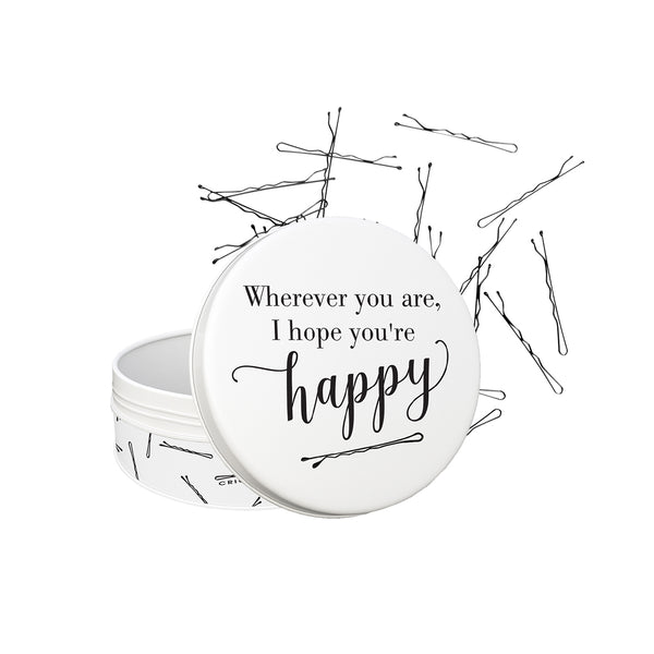 I Hope You’re Happy Bobby Pin Tin