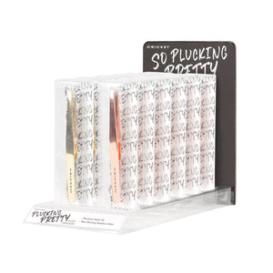 Plucking Pretty Slant Tweezers 12 Piece Display