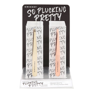 Plucking Pretty Slant Tweezers 12 Piece Display