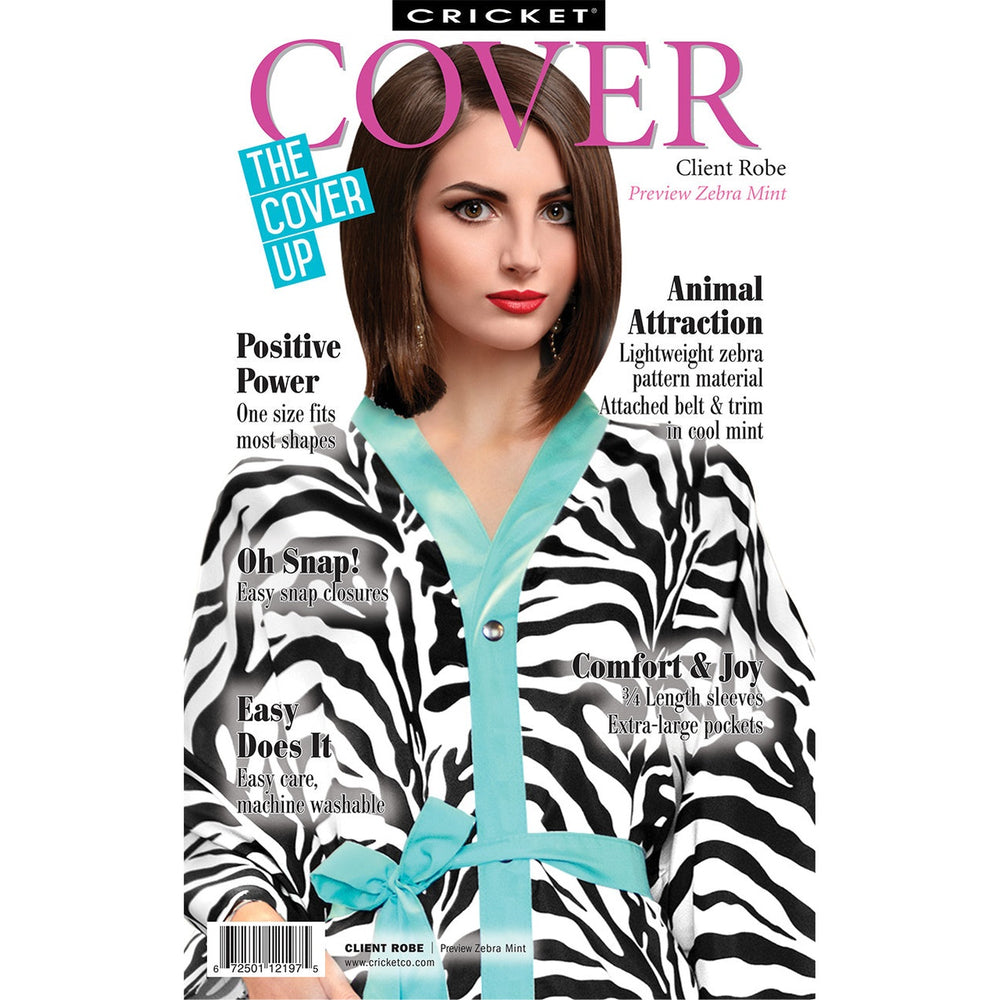 Preview Robe Zebra Mint