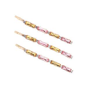 Tropic Like It’s Haute Bamboo Bling Jumbo Bobby Pin Set