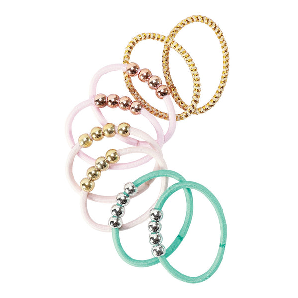 Tropic Like It’s Haute We Got the Bead Hair Tie Set Pastels