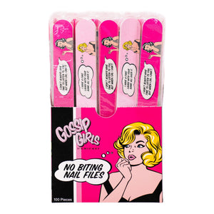 Gossip Girls No Biting Nail Files 100 Piece Box