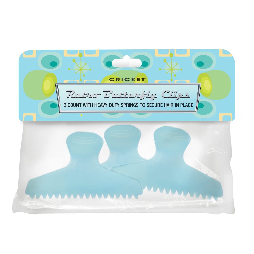 Cricket Retro Butterfly Clips Six 3PC Sets