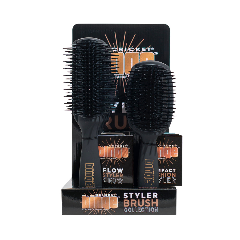 Binge Styler Brush Collection 8 Piece Display